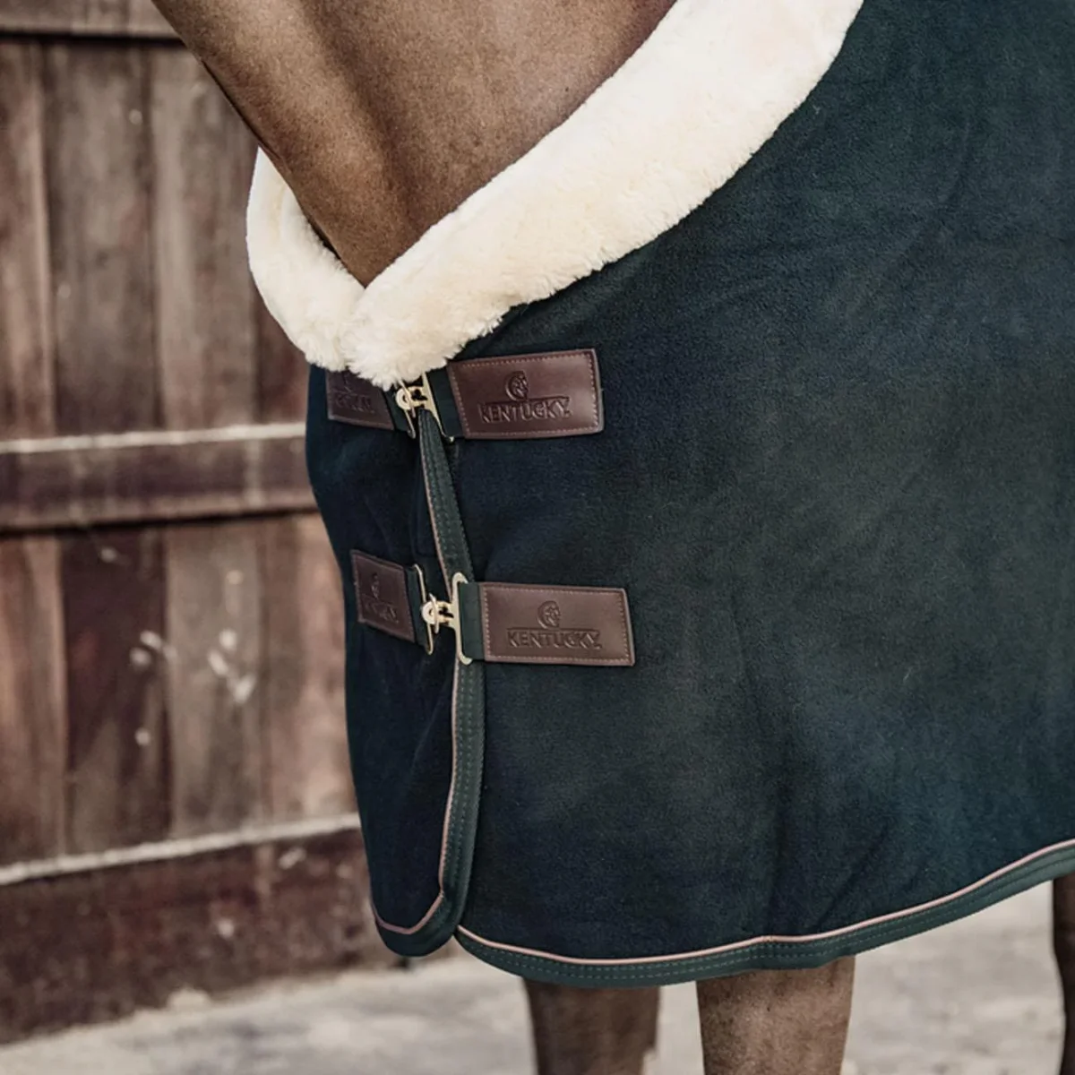 KENTUCKY COPERTA IN PILE PESANTE Verde coperta per cavallo - immagine 3