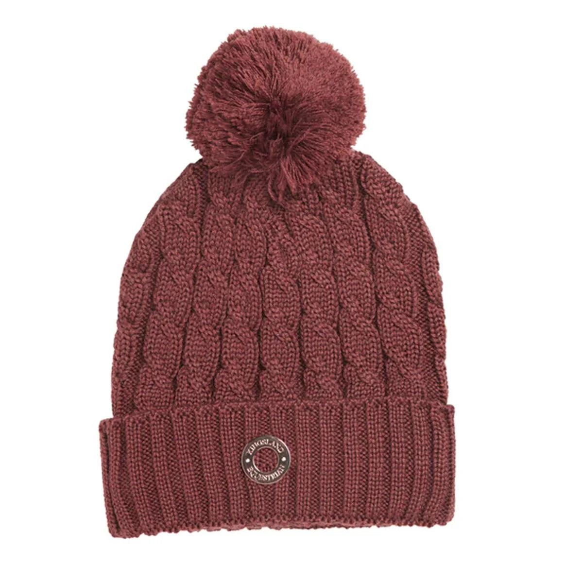 KINGSLAND CAPPELLO DA DONNA IN MAGLIA A TRECCE KLSEMIRA KINGSLAND Rosso cappello da scuderia
