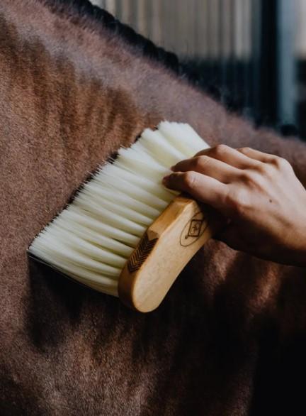 GROOMING DELUXE Brusca In Legno Medio Lungo Naturale Grooming Deluxe Legno nan Spazzola Morbida